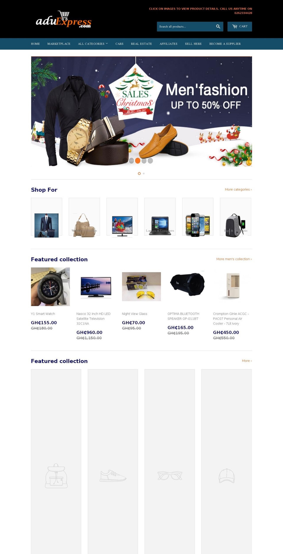 aduexpress.com shopify website screenshot