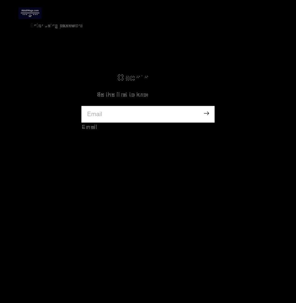 adultmugs.com shopify website screenshot