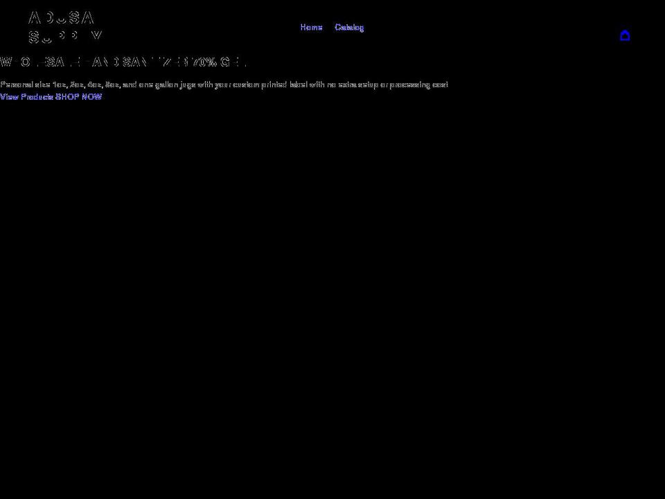 adusasupply.com shopify website screenshot