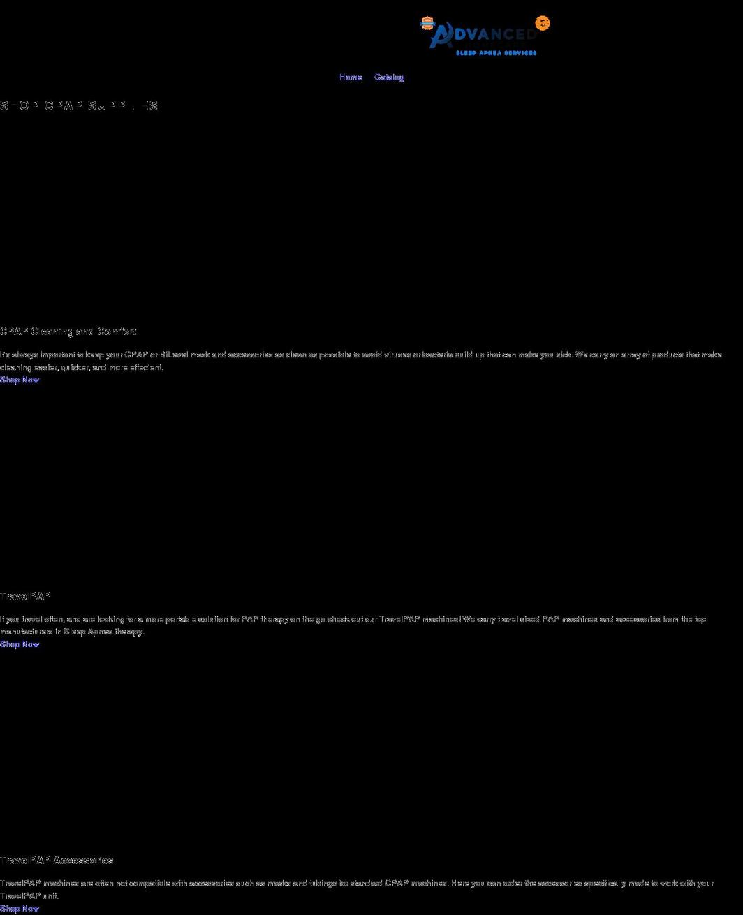 advanced-homecare.myshopify.com shopify website screenshot