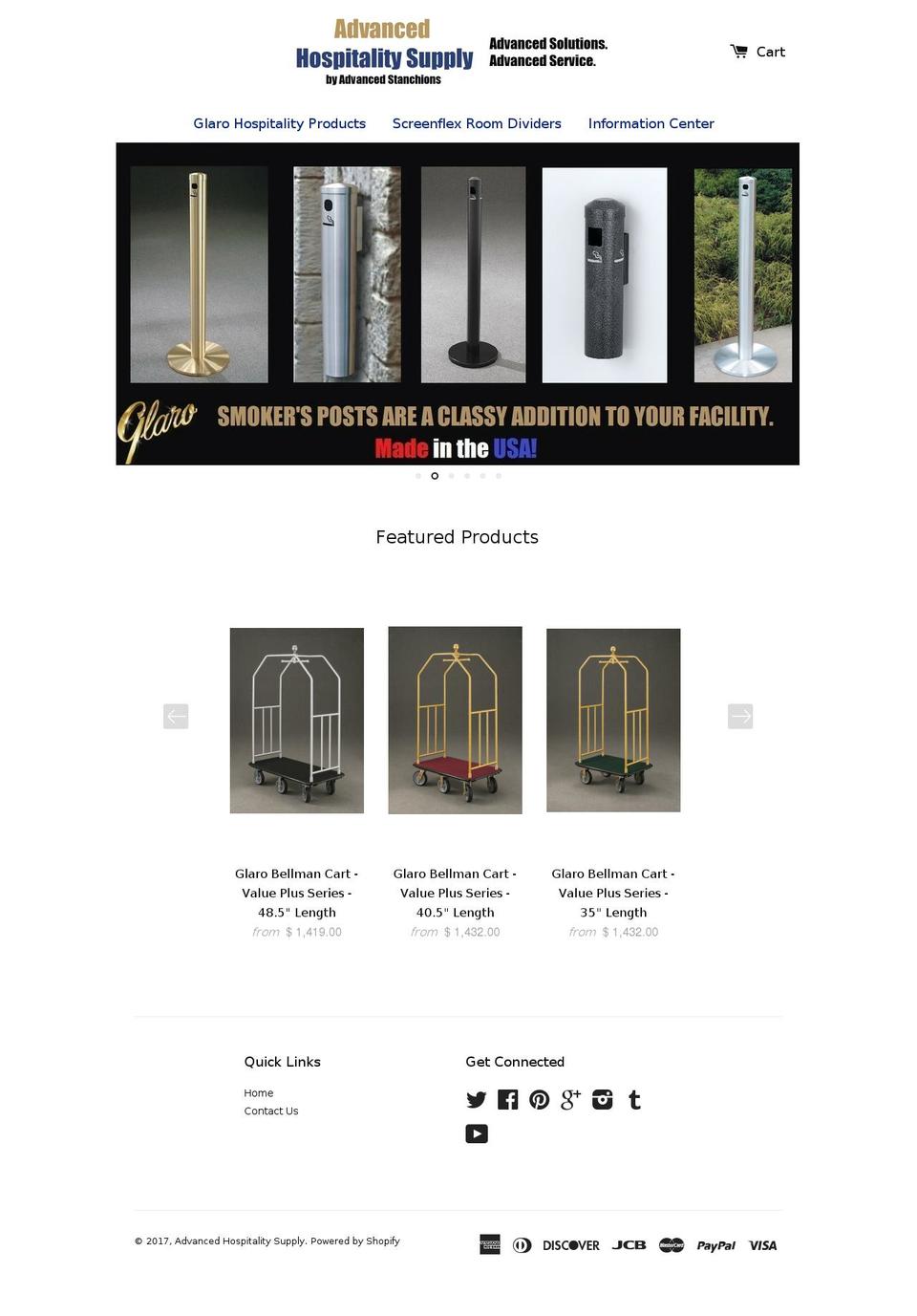 advancedcrowdcontrol.com shopify website screenshot