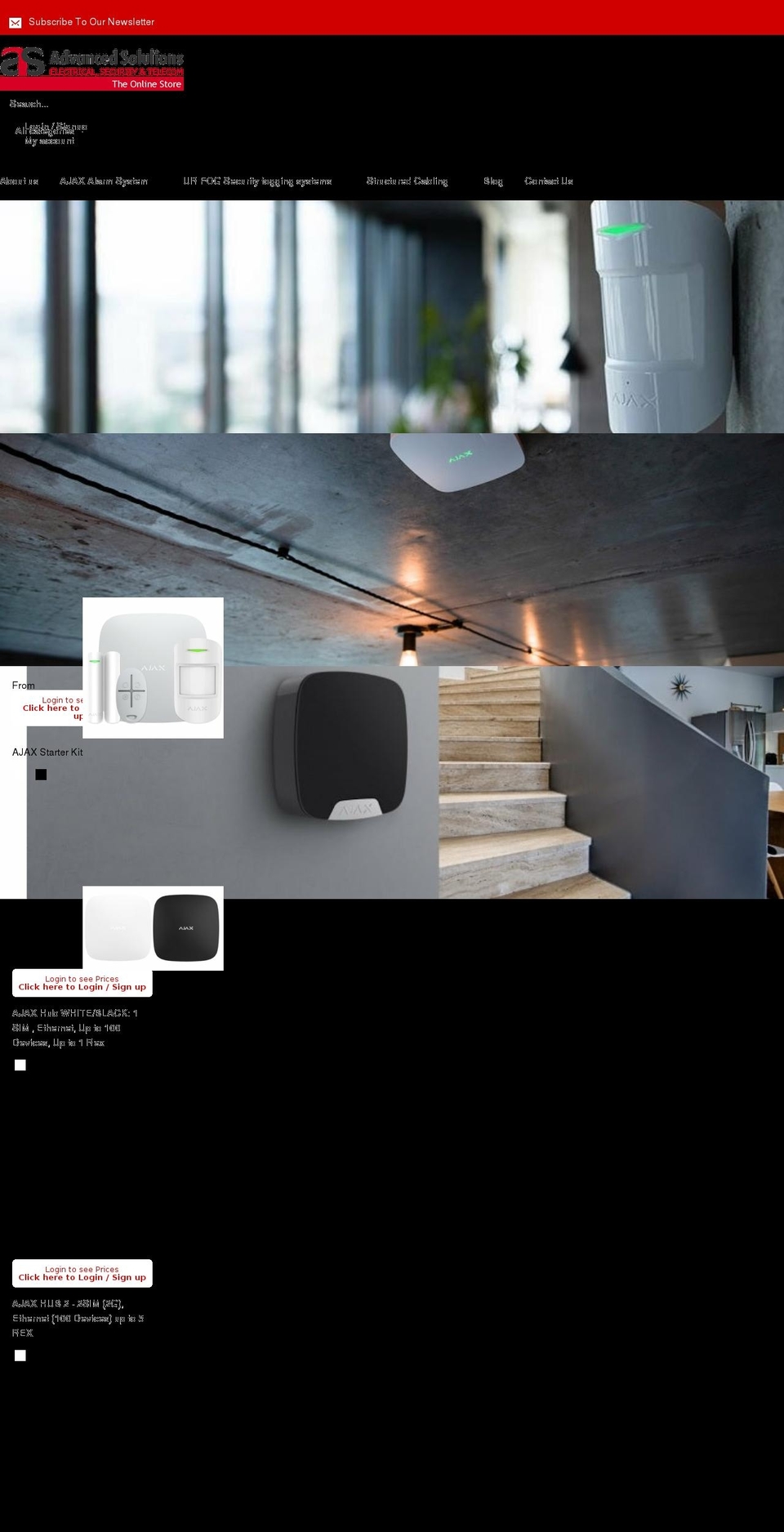 advancedsolutions-lb.com shopify website screenshot