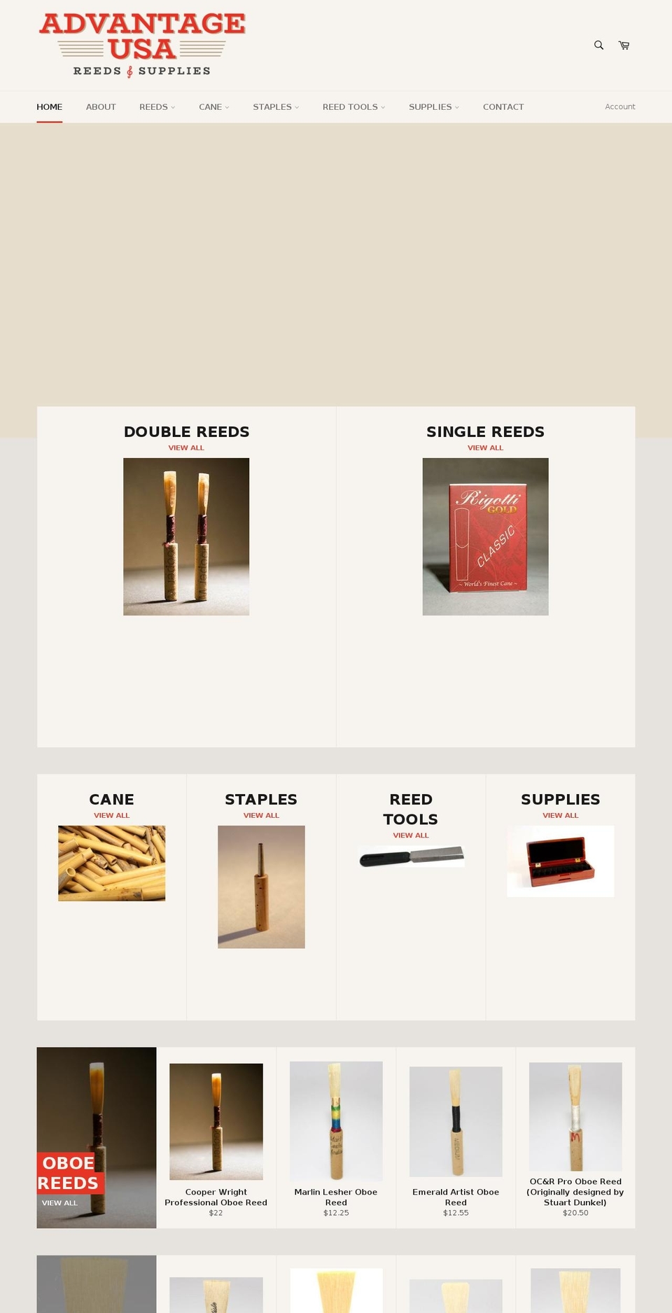 advantage-usa.com shopify website screenshot
