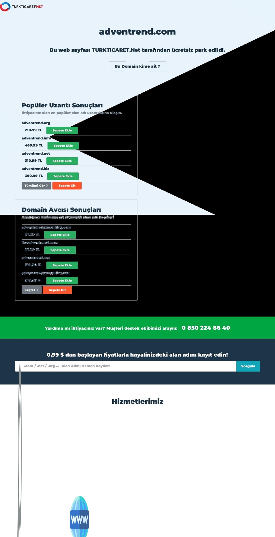 uHome Shopify theme site example adventrend.com