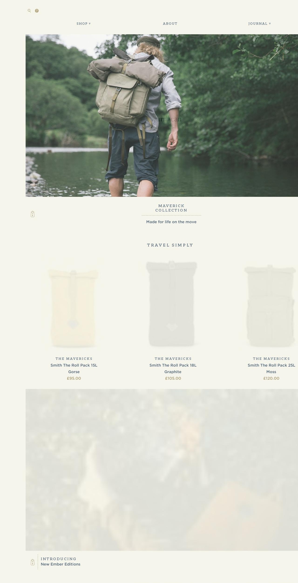 Millican [Production] Shopify theme site example adventure-capital-england.com