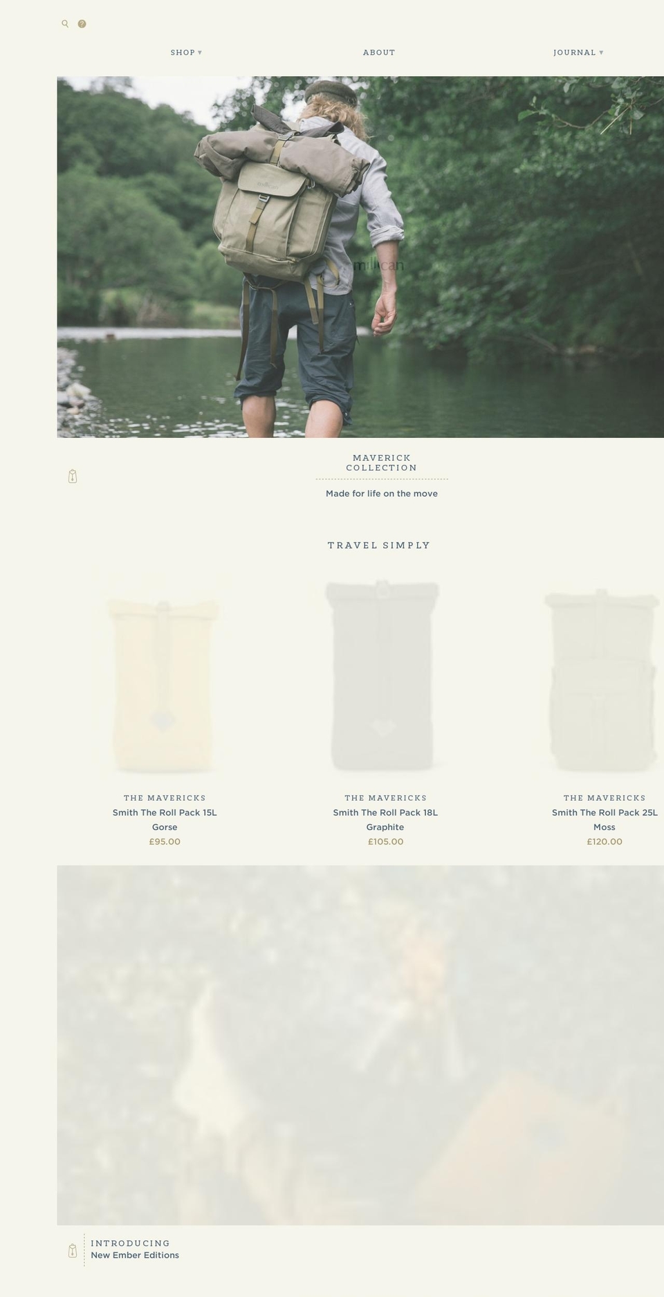 Millican [Production] Shopify theme site example adventure-england.com