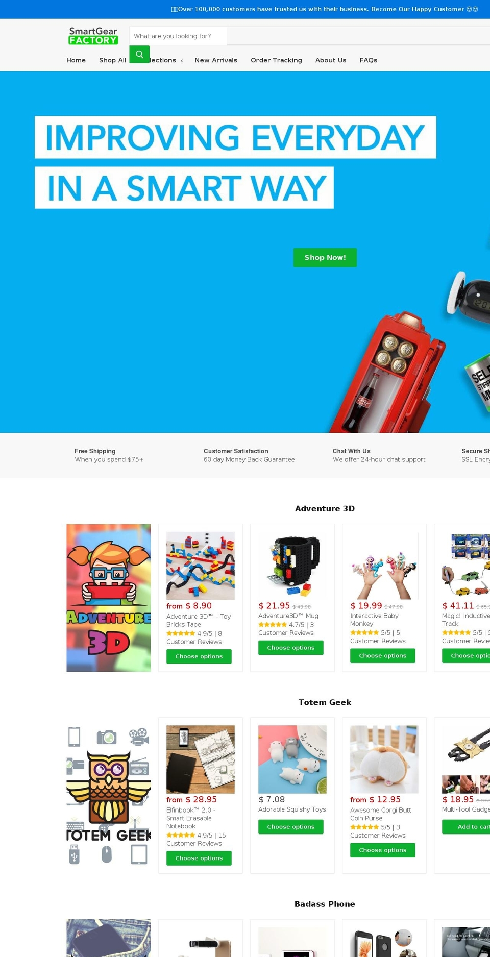 bestofthebest Shopify theme site example adventure3d.net