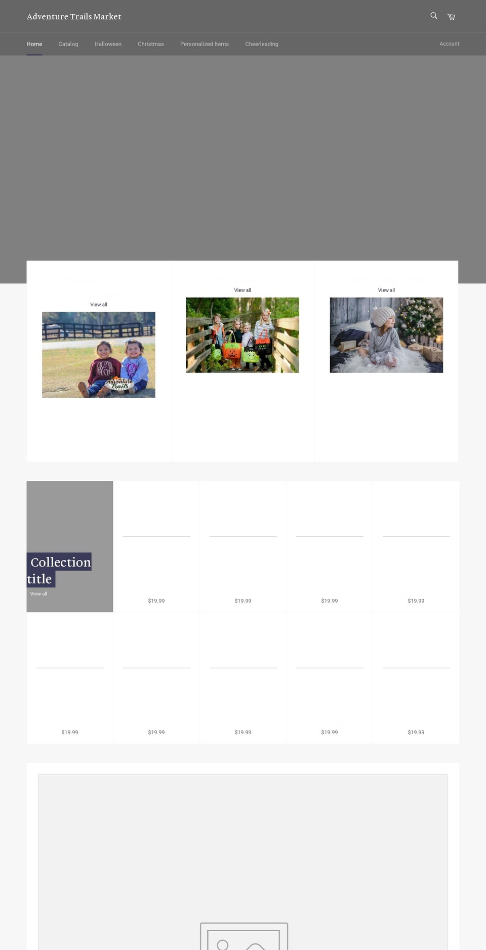 adventuretrailsmarket.com — Shopify storefront screenshot