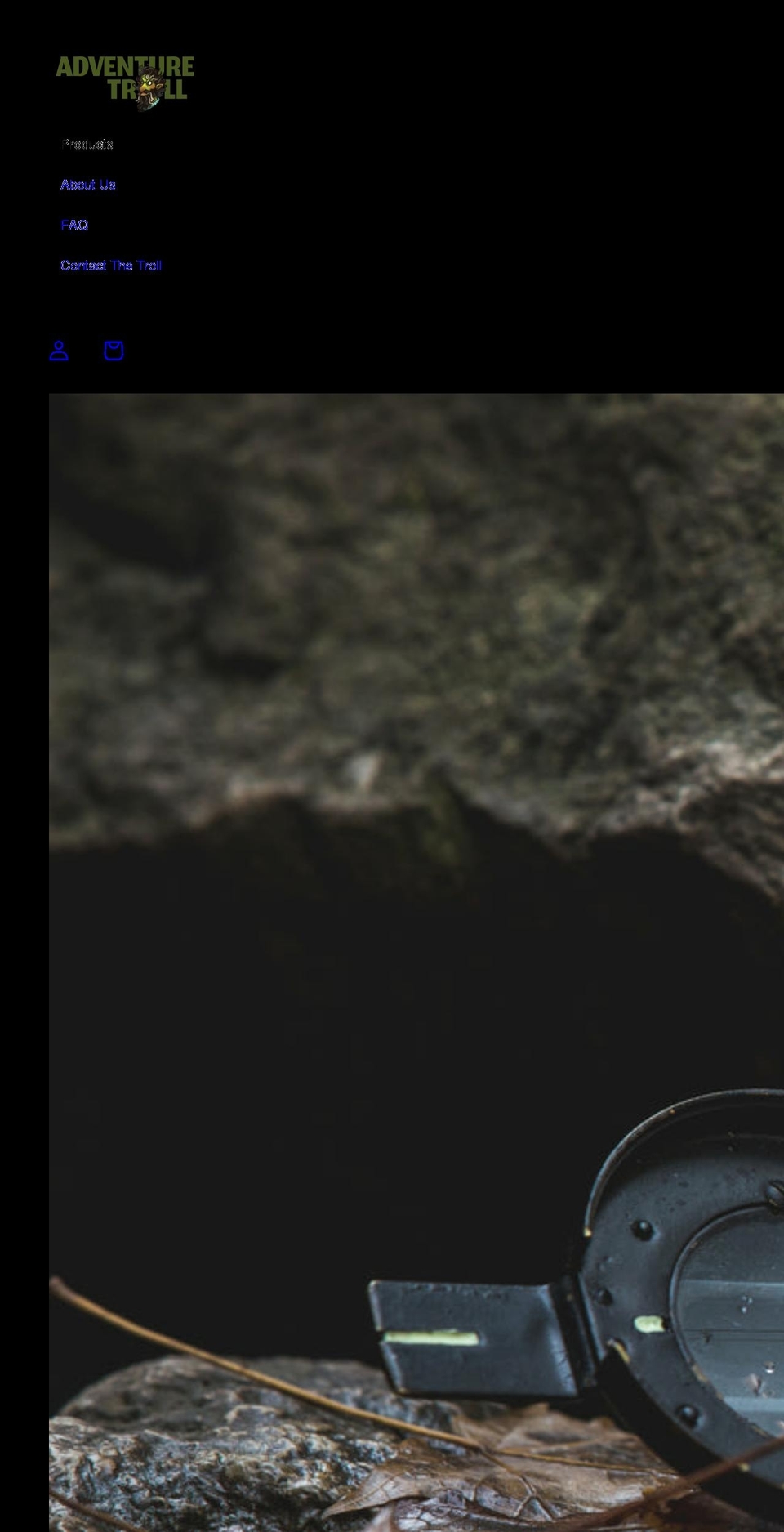 adventuretroll.com shopify website screenshot