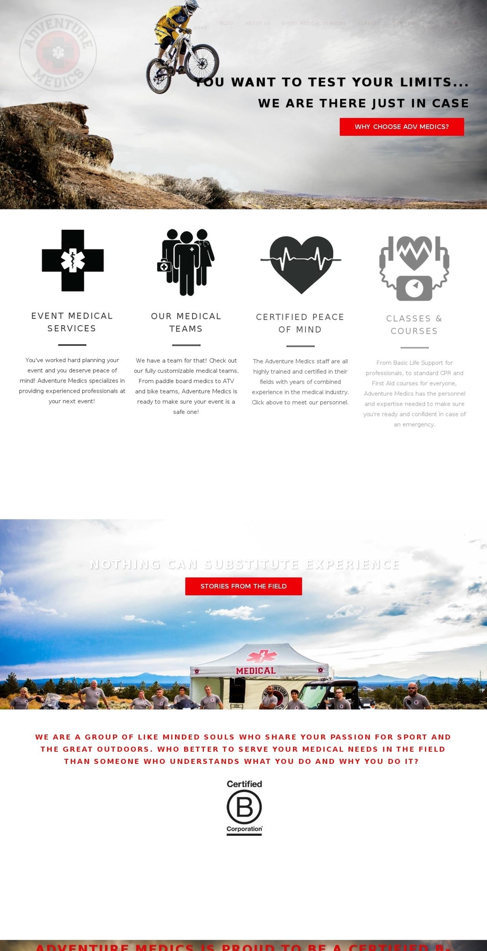advmedics.com shopify website screenshot