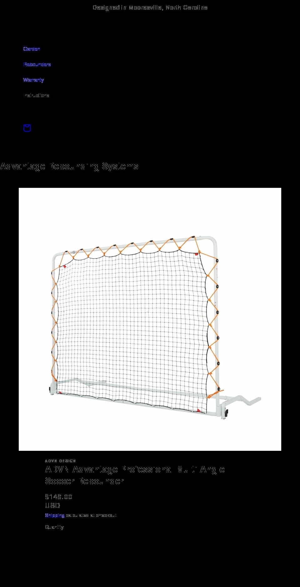 advndesign.com shopify website screenshot