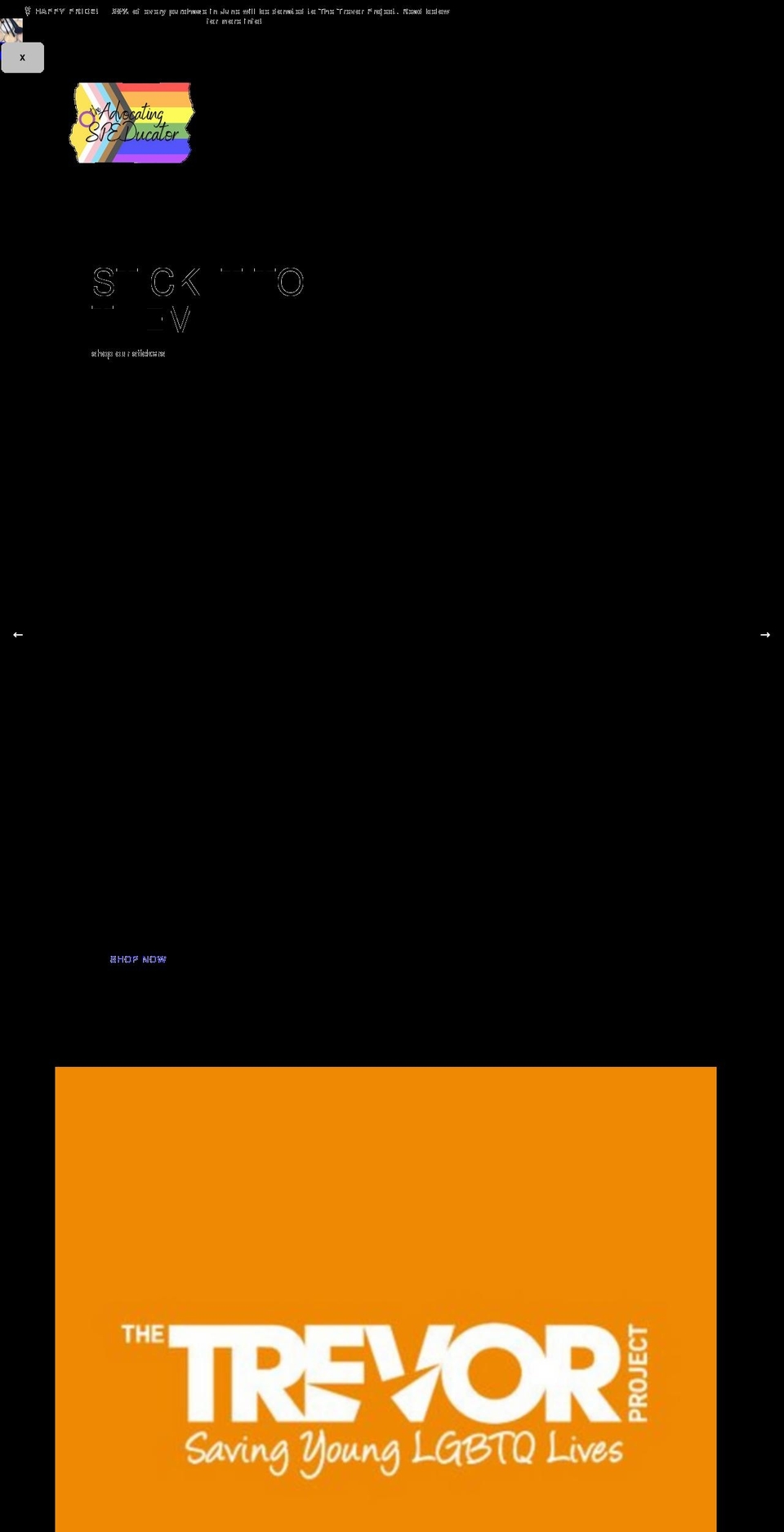 advocator.net shopify website screenshot