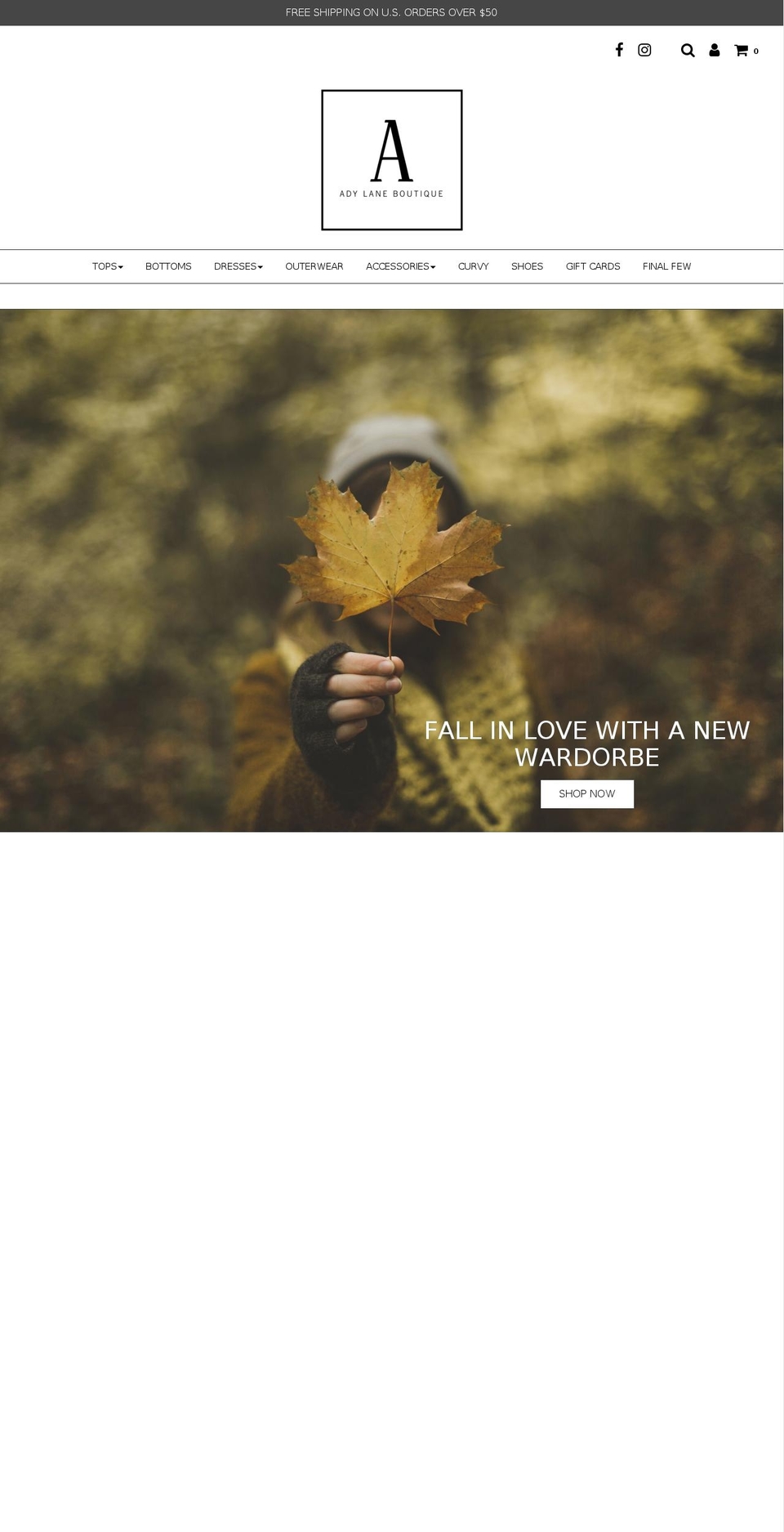 adylane.com — Shopify storefront screenshot