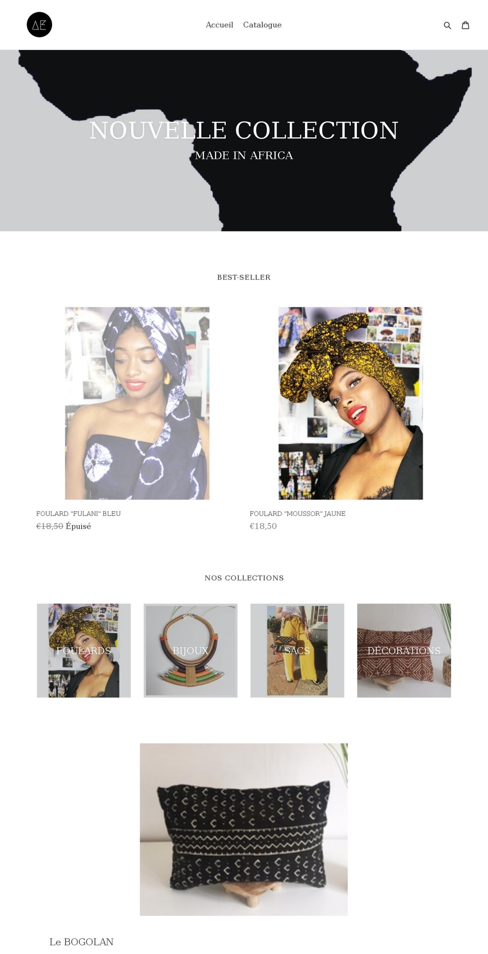 ae-collection.com — Shopify storefront screenshot