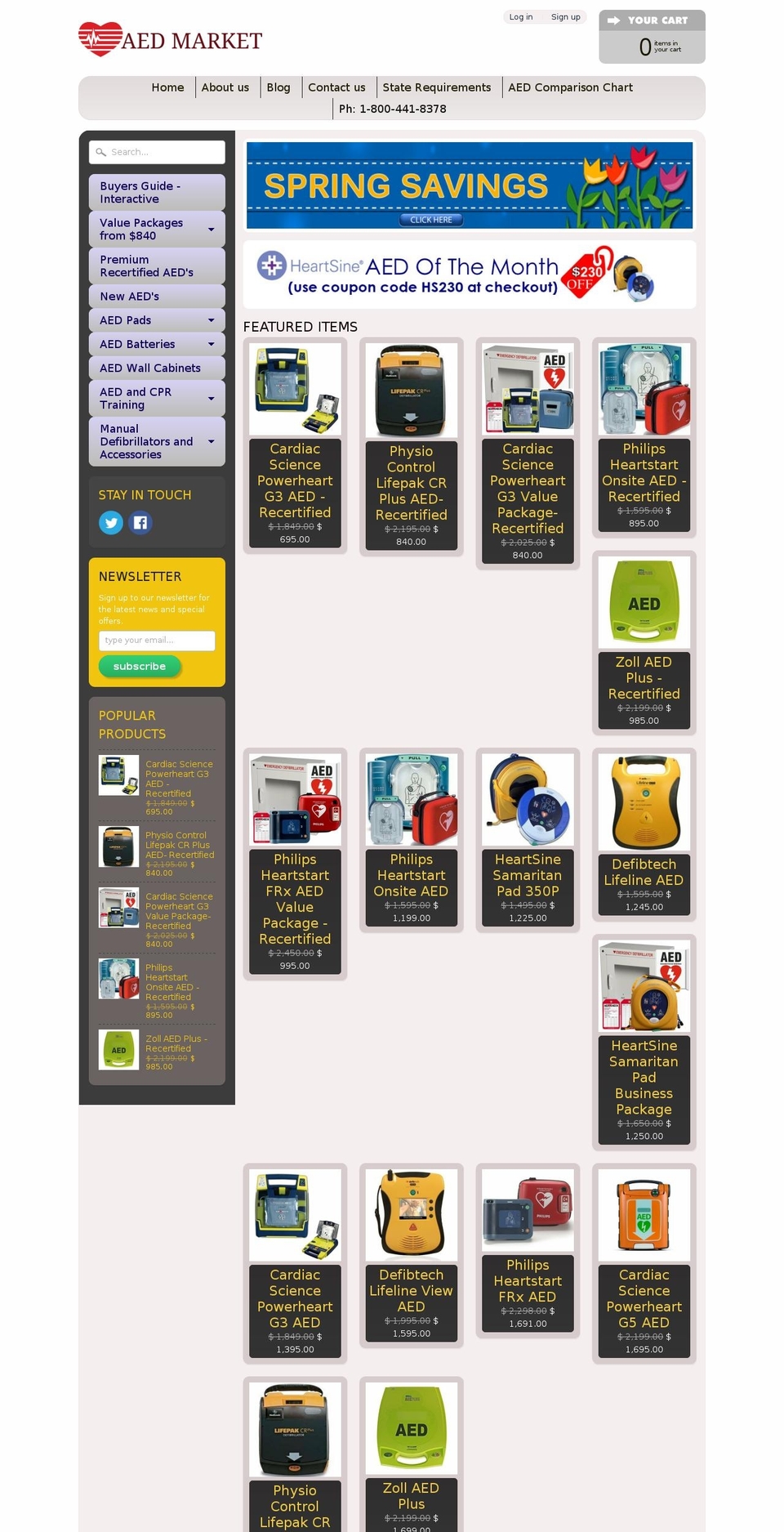 aedmarket.com shopify website screenshot