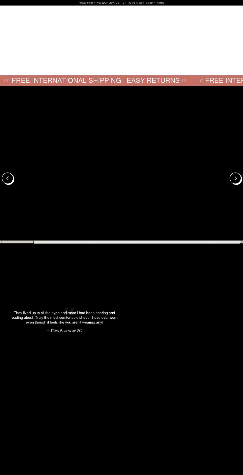 aeero.co shopify website screenshot