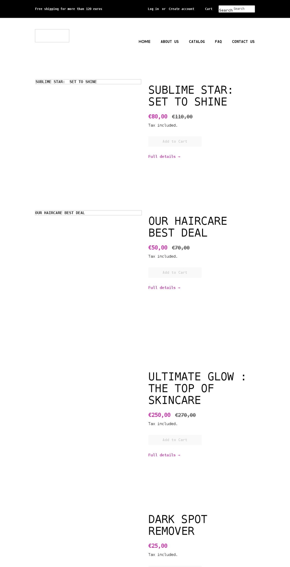 aellabeauty.com shopify website screenshot