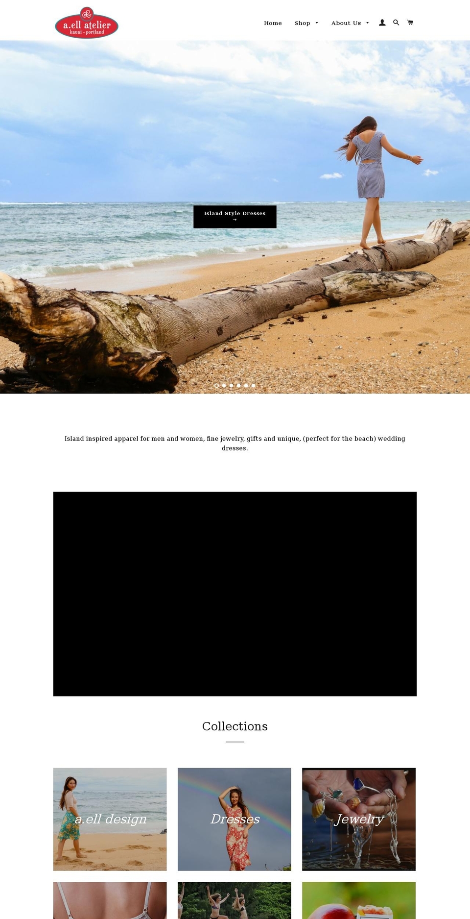 aellatelier.com shopify website screenshot