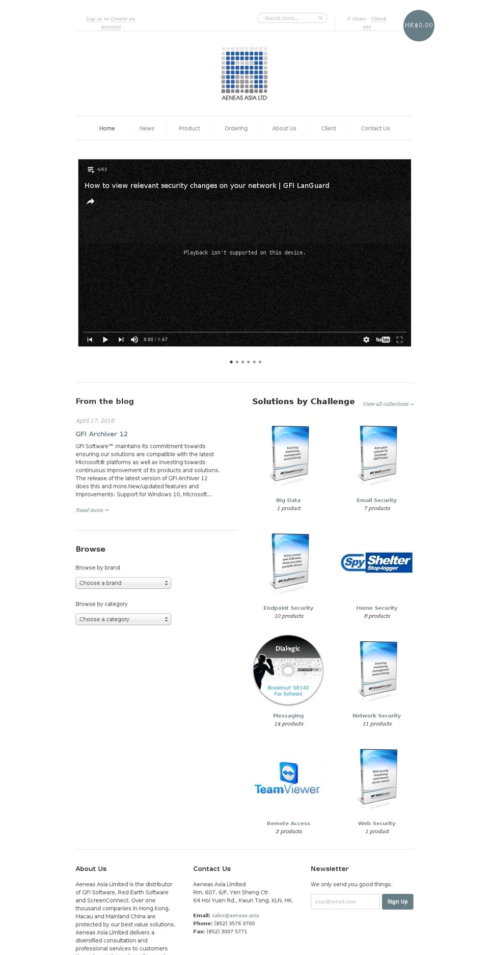 aeneashk.com shopify website screenshot