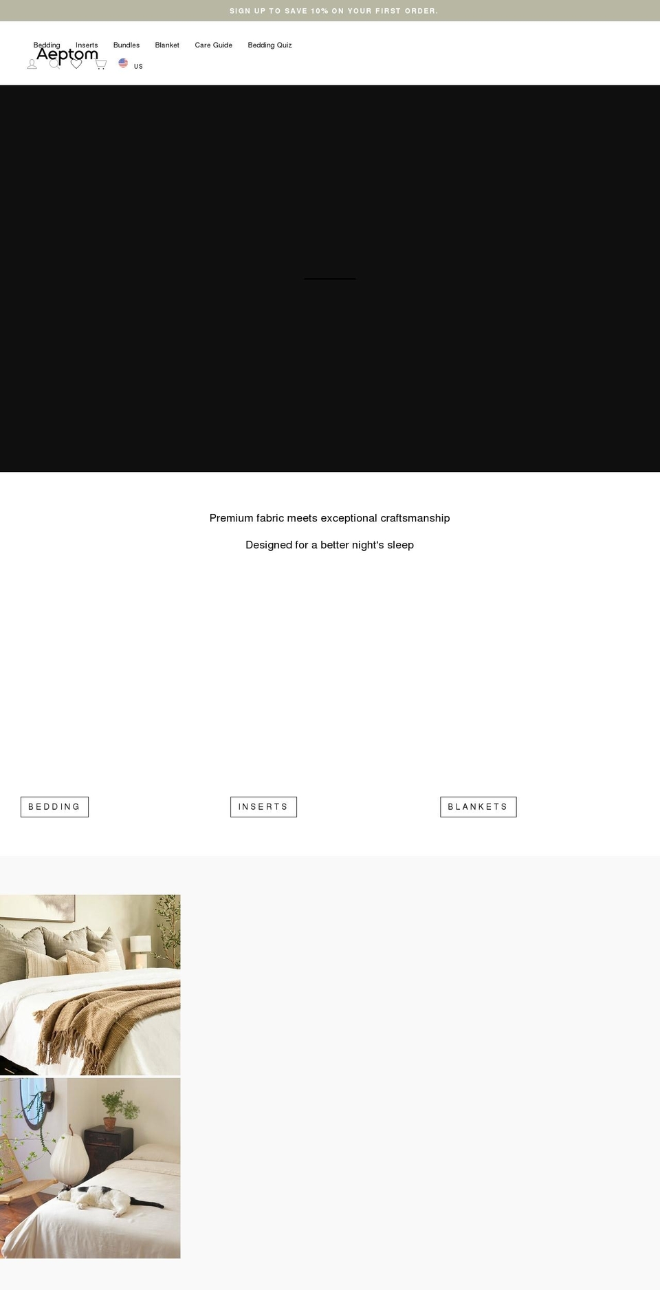 aeptom.com shopify website screenshot