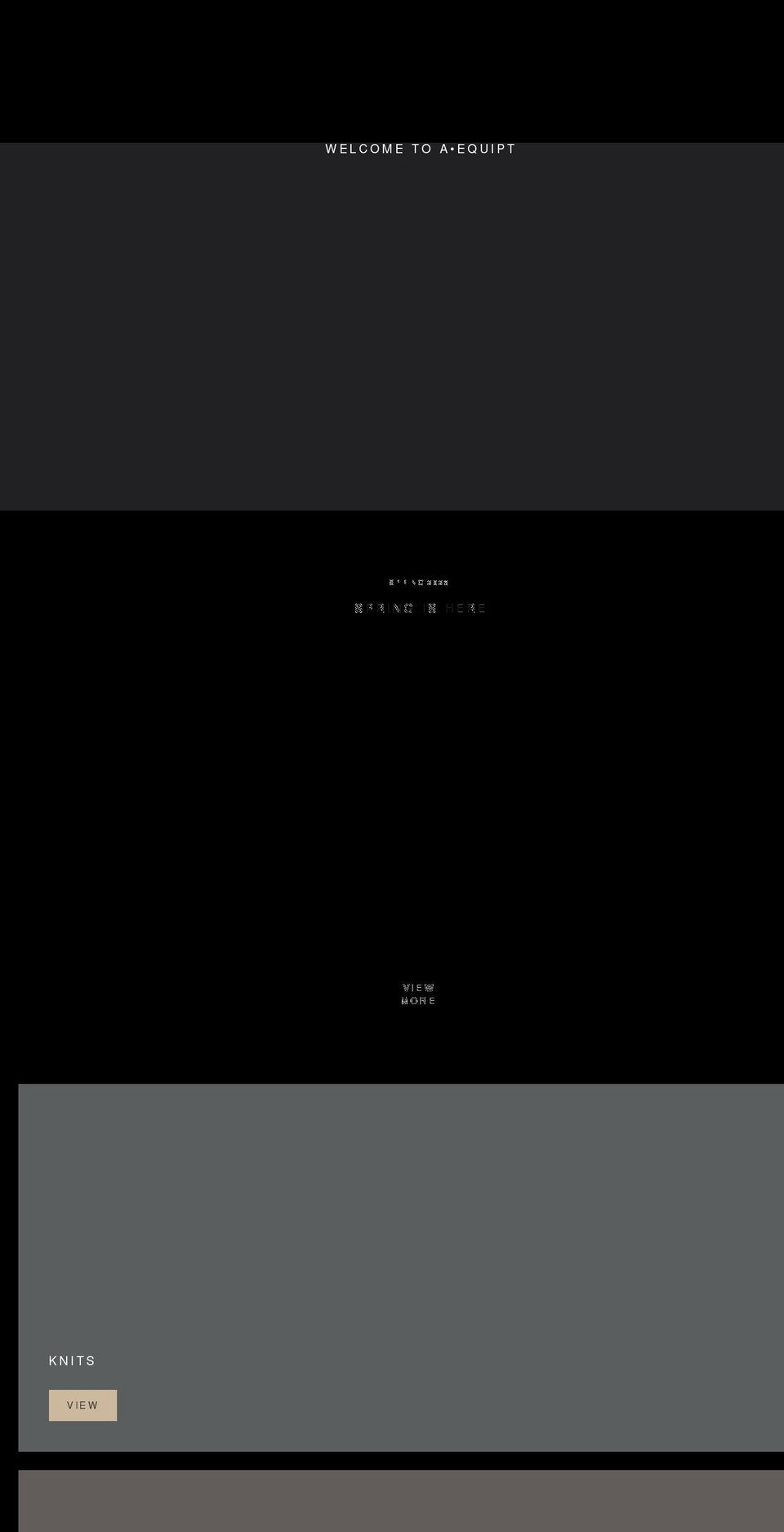 aequipt.com shopify website screenshot