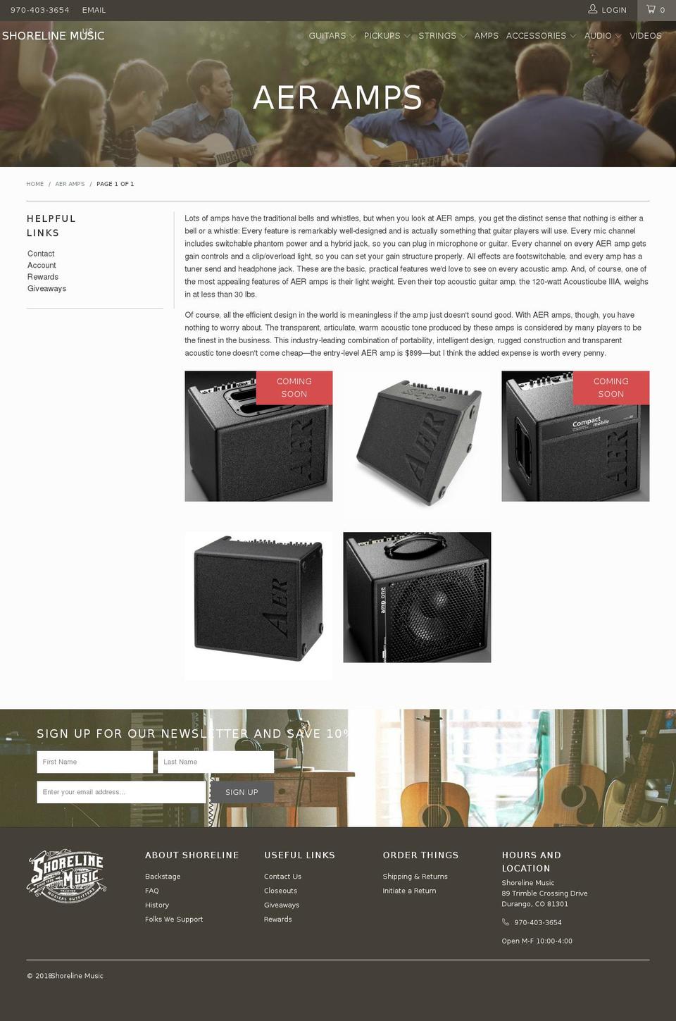Turbo 2.1.5 Shopify theme site example aeramps.com