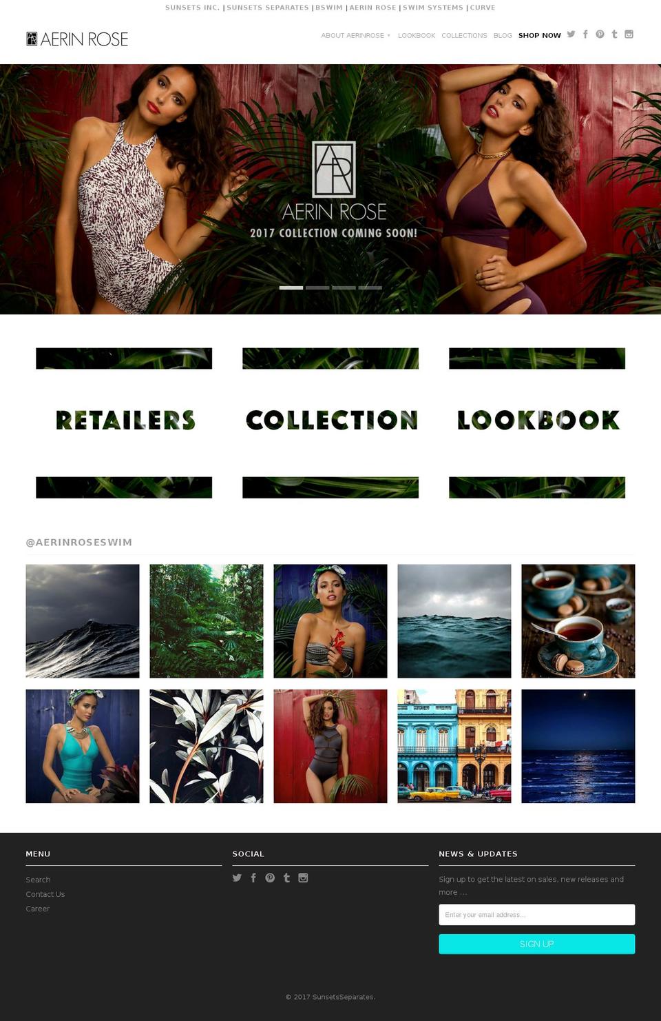 SEED \/\/ RETINA Dev 2.0 Shopify theme site example aerinroseswimwear.com