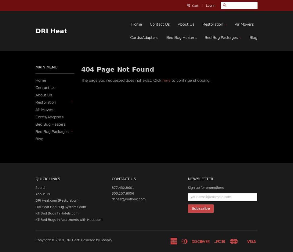 aerofastairmovers.com — Shopify storefront screenshot