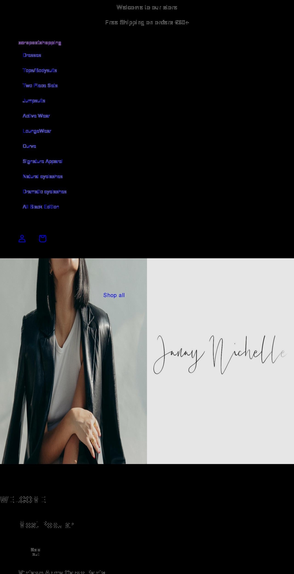 aeropostshopping.com shopify website screenshot