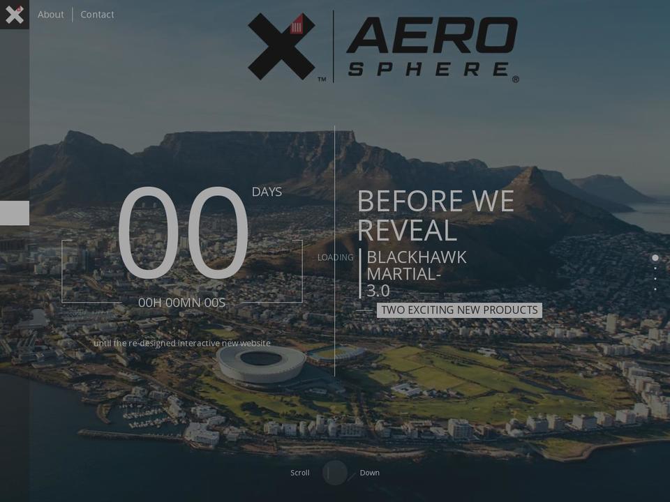 Aerosphere Vision Shopify theme site example aerospherevision.com
