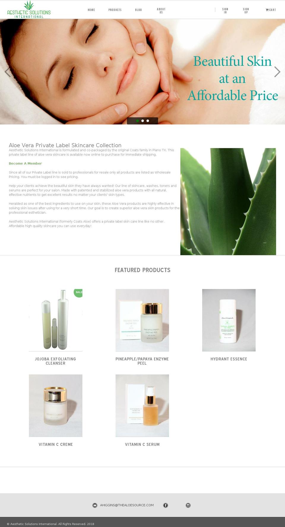 theme-export-aesthetic-solutions-inter-myshopi Shopify theme site example aestheticsolutionsint.com