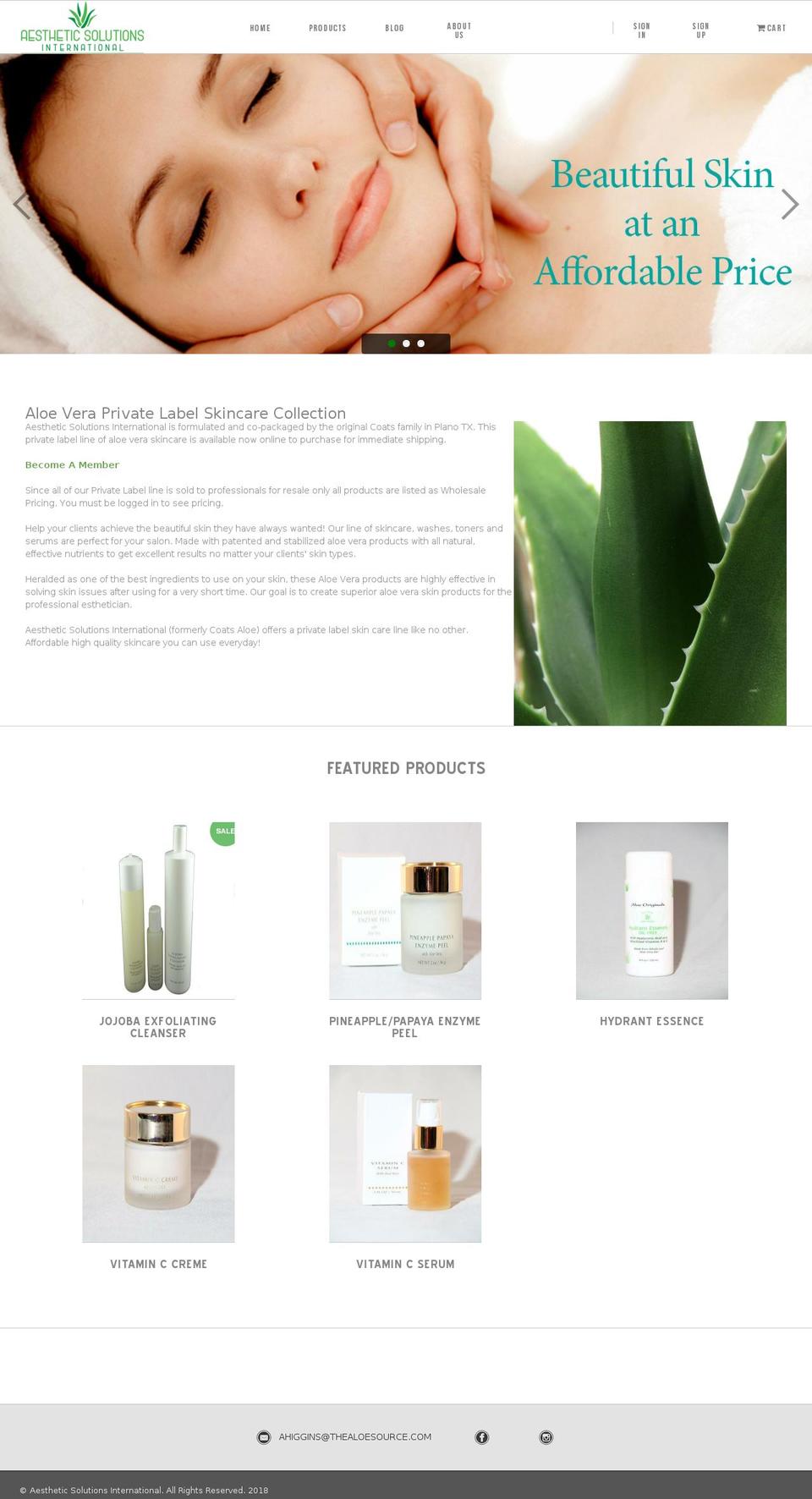 theme-export-aesthetic-solutions-inter-myshopi Shopify theme site example aestheticsolutionsint.org