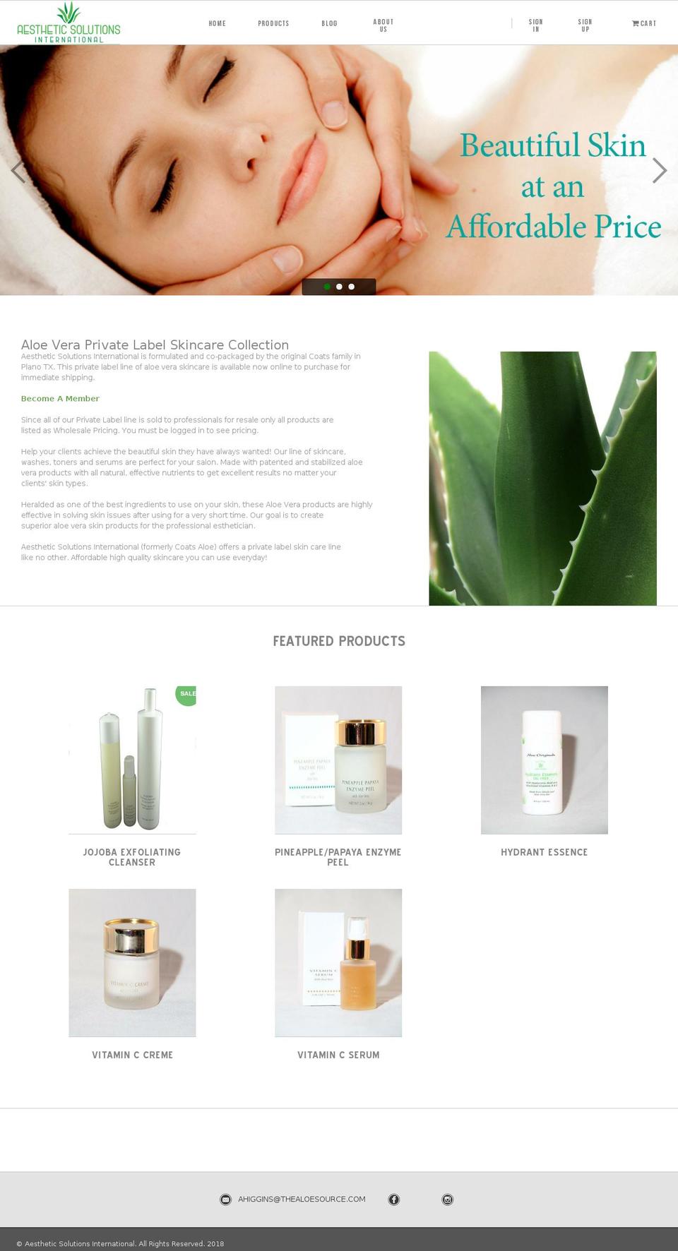 theme-export-aesthetic-solutions-inter-myshopi Shopify theme site example aesthiciansolutionsinternational.org