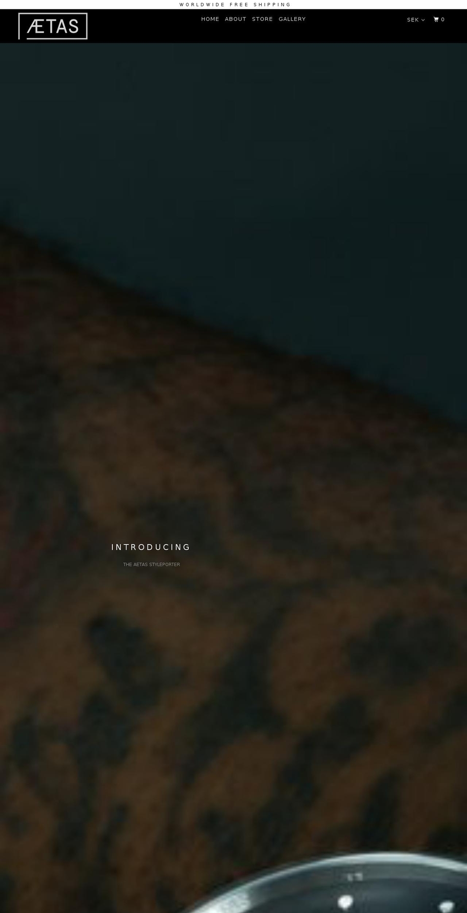 aetastime.com — Shopify storefront screenshot