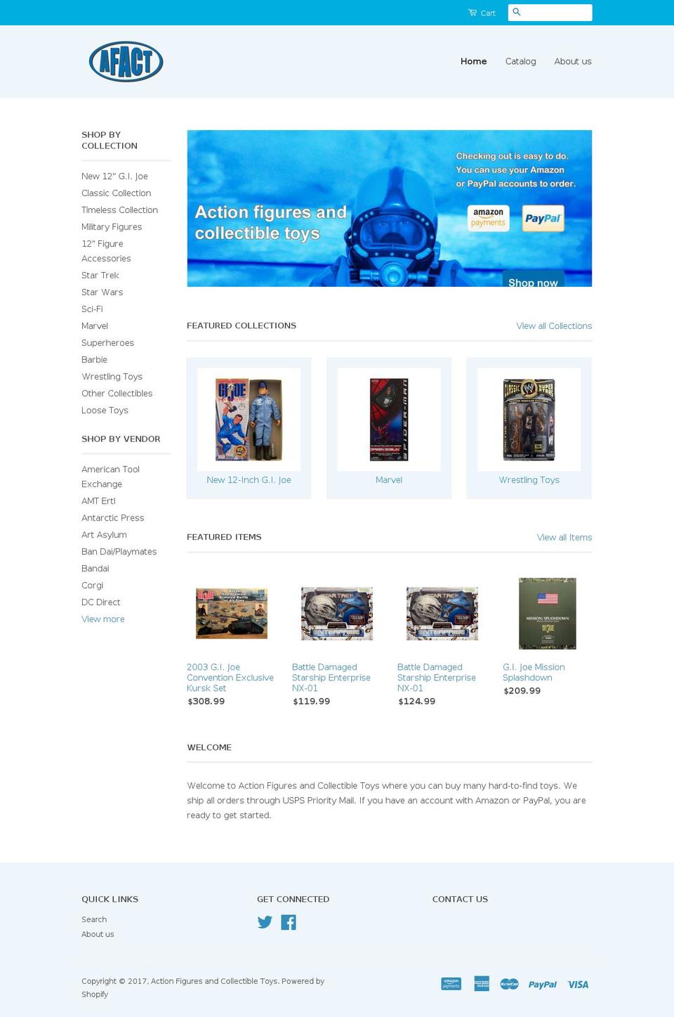 afact.com shopify website screenshot