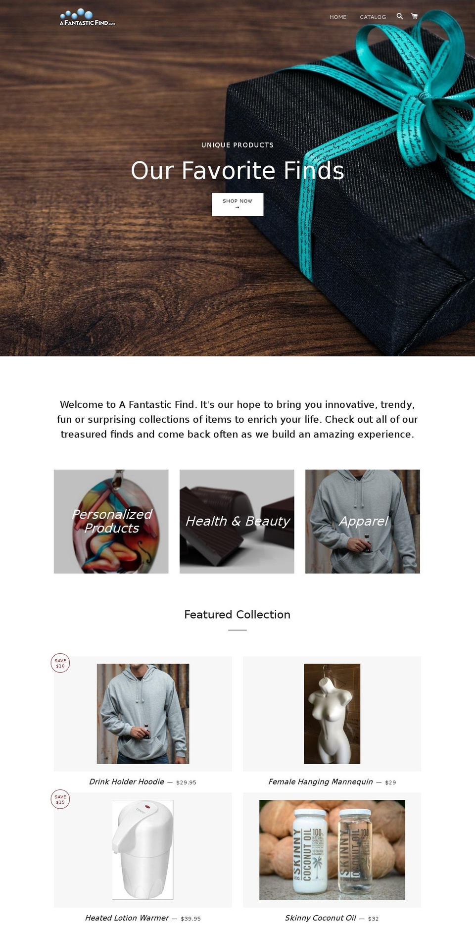 afantasticfind.com shopify website screenshot