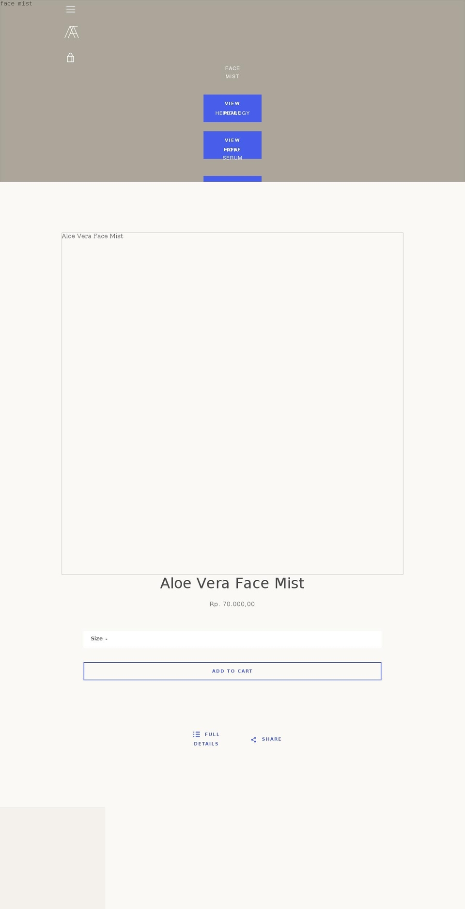 afaskincare.com — Shopify storefront screenshot