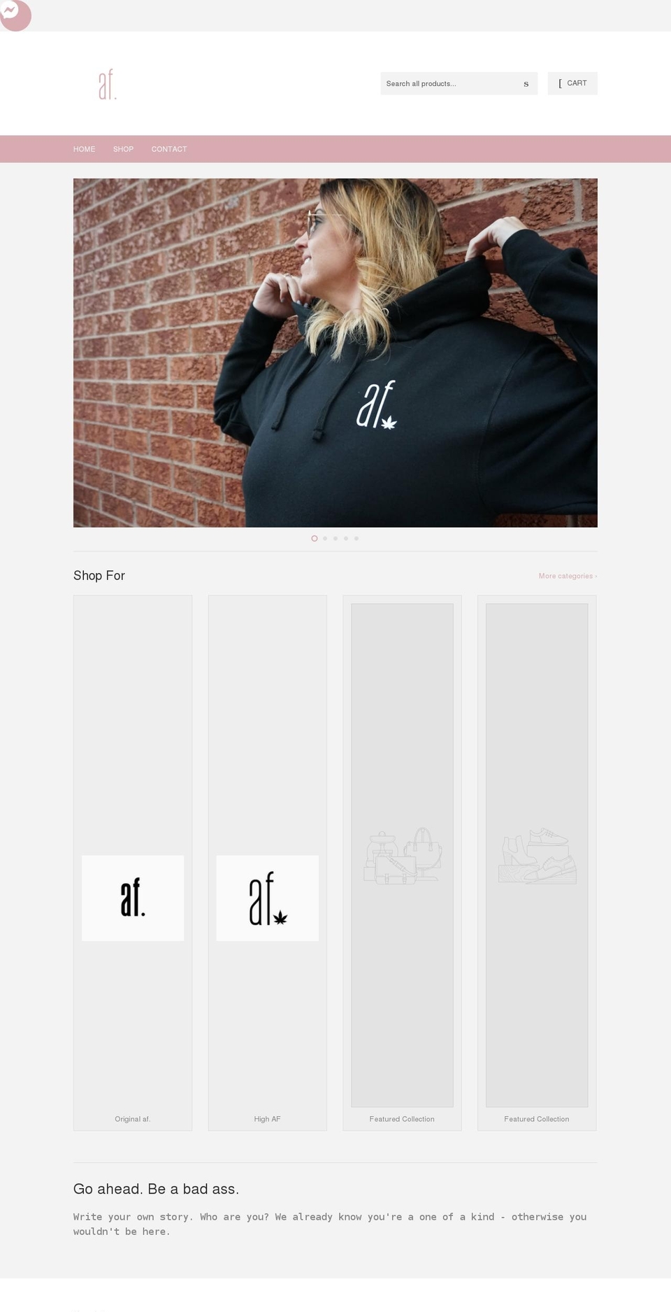 afbrand.ca shopify website screenshot