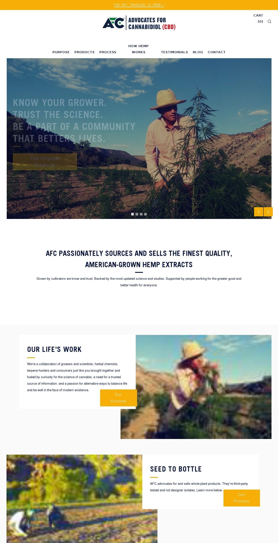 afccollective.org shopify website screenshot