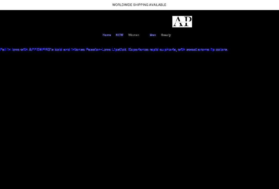 affempro.com shopify website screenshot