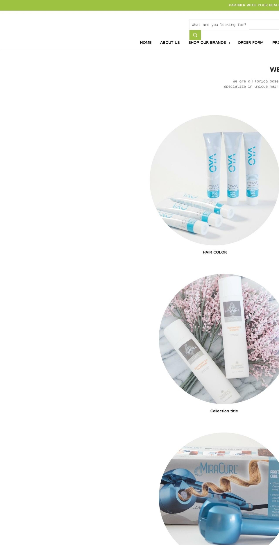 affinitybeautyconcepts.com — Shopify storefront screenshot