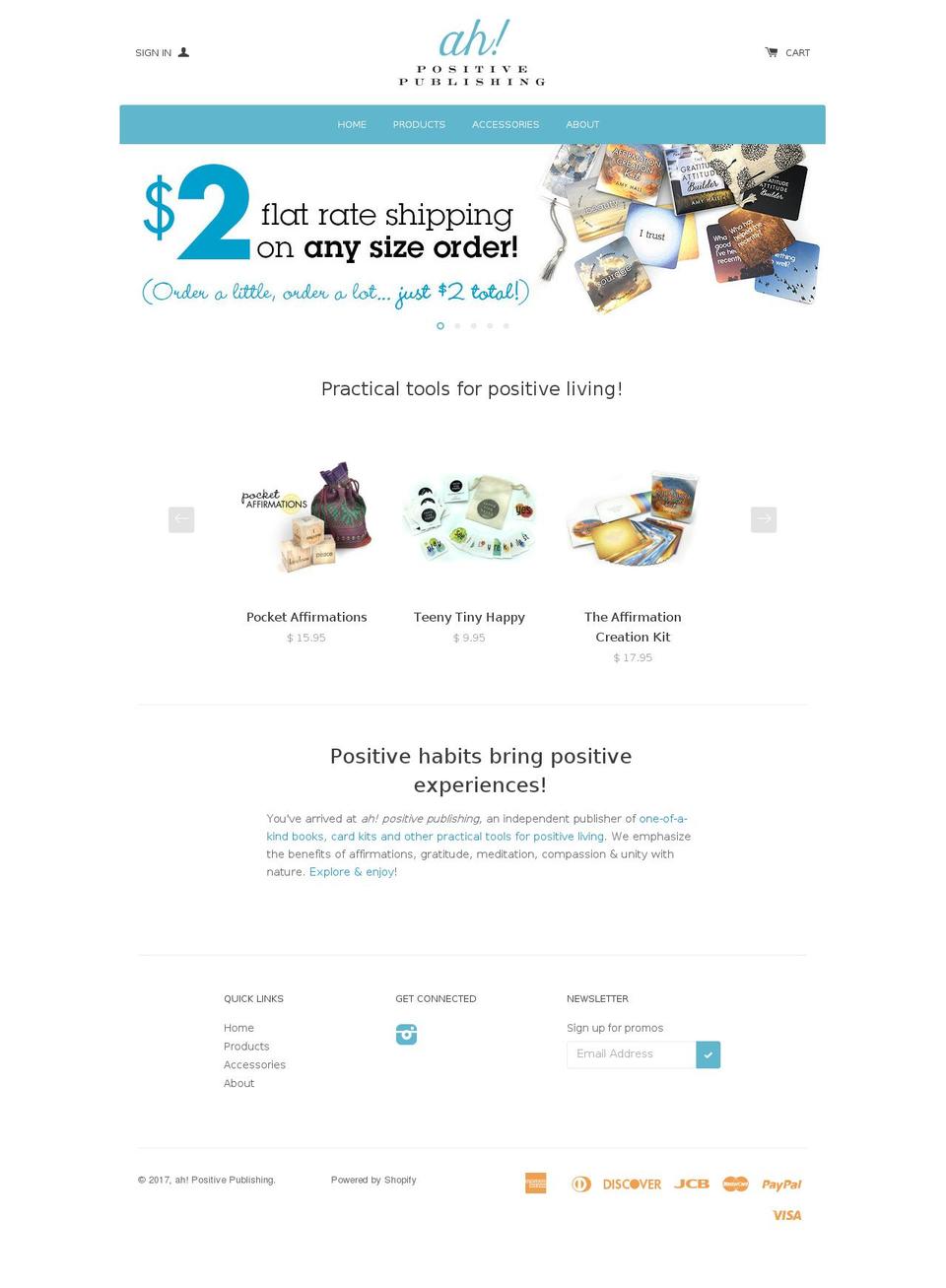 affirmationcreationkit.com shopify website screenshot