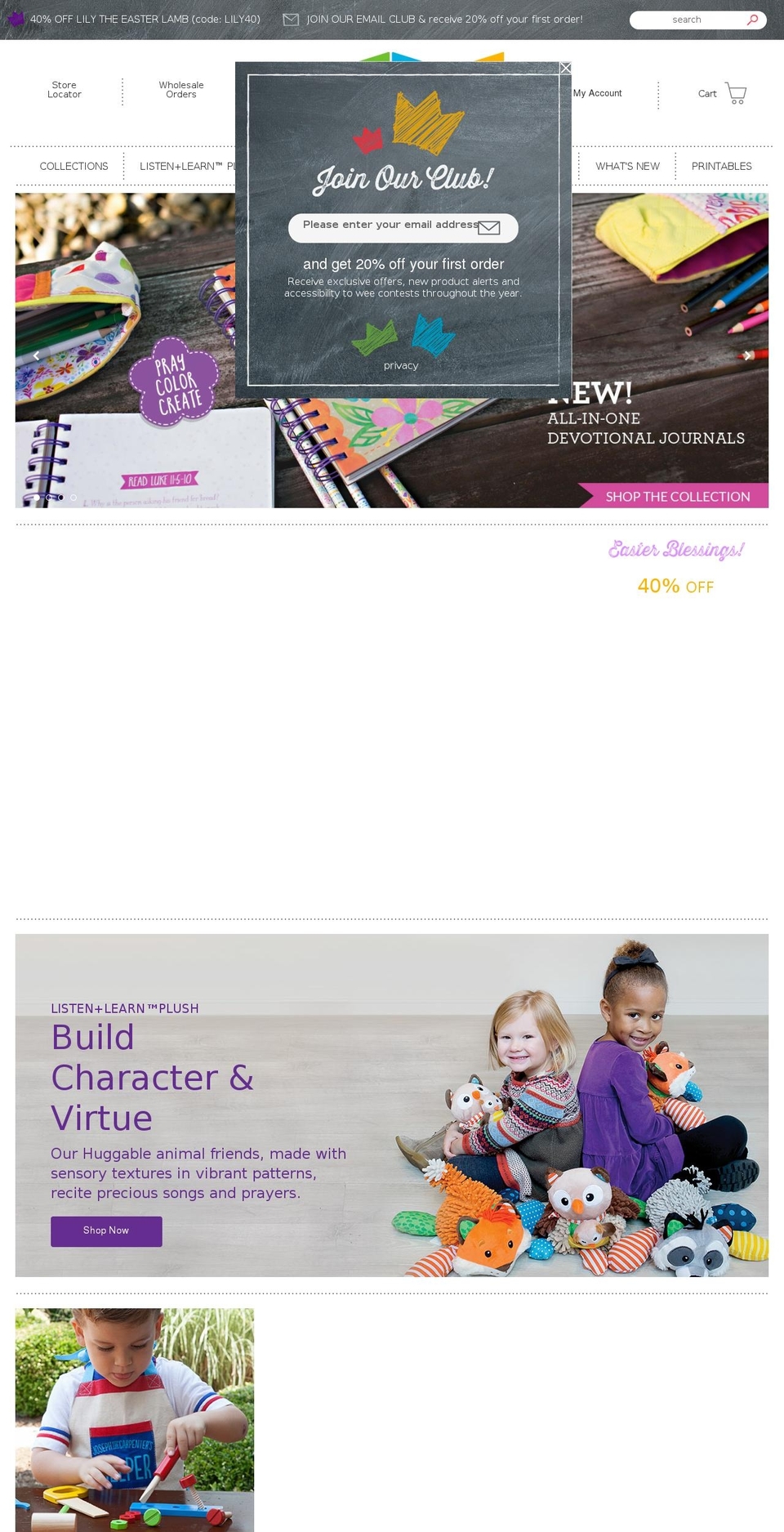 affirmationkids.com shopify website screenshot