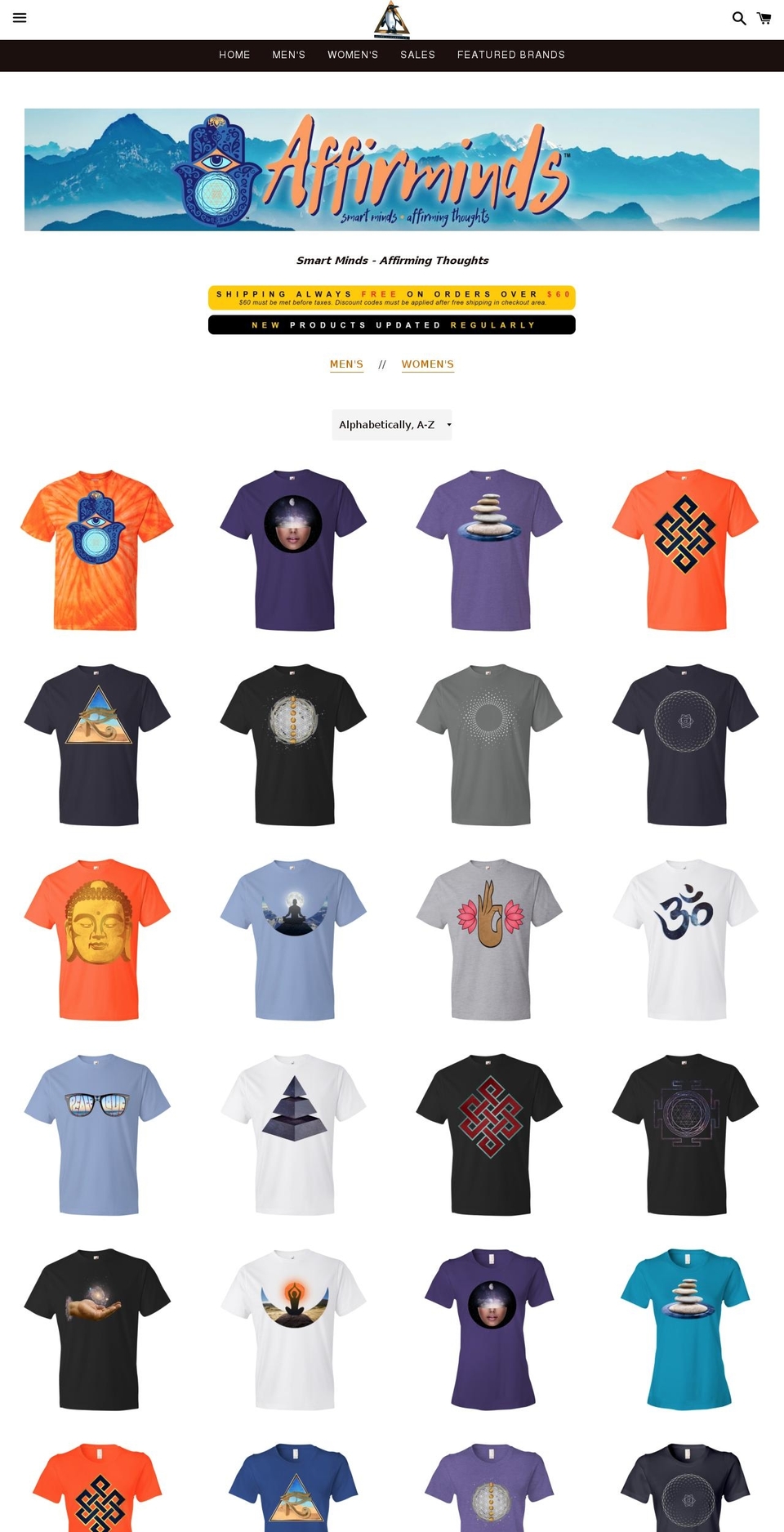 affirminds.com — Shopify storefront screenshot