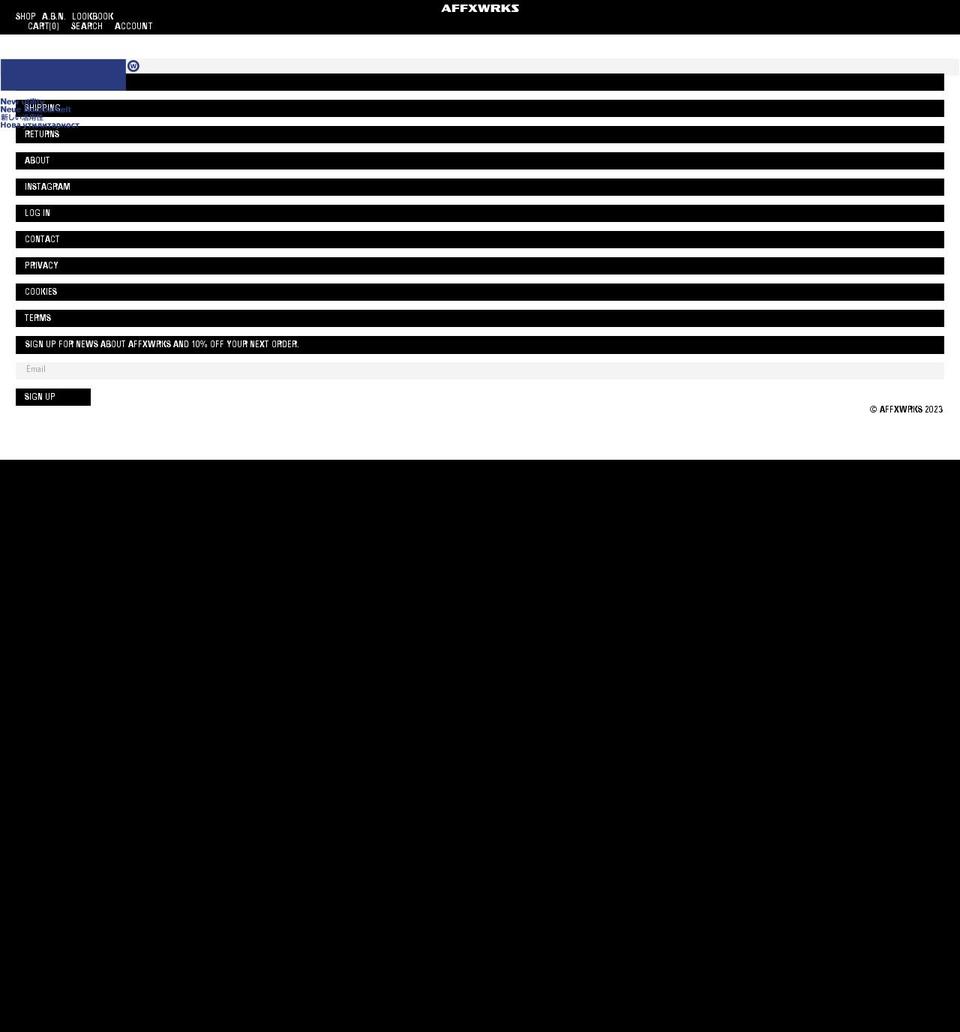 affix-works.com shopify website screenshot