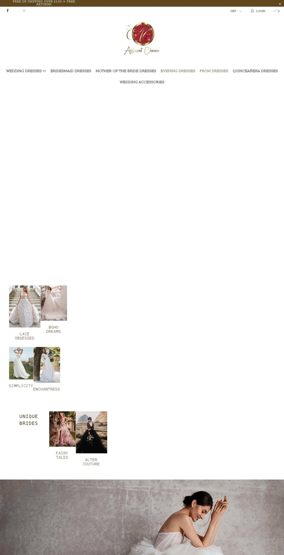 affluentchoice.com shopify website screenshot