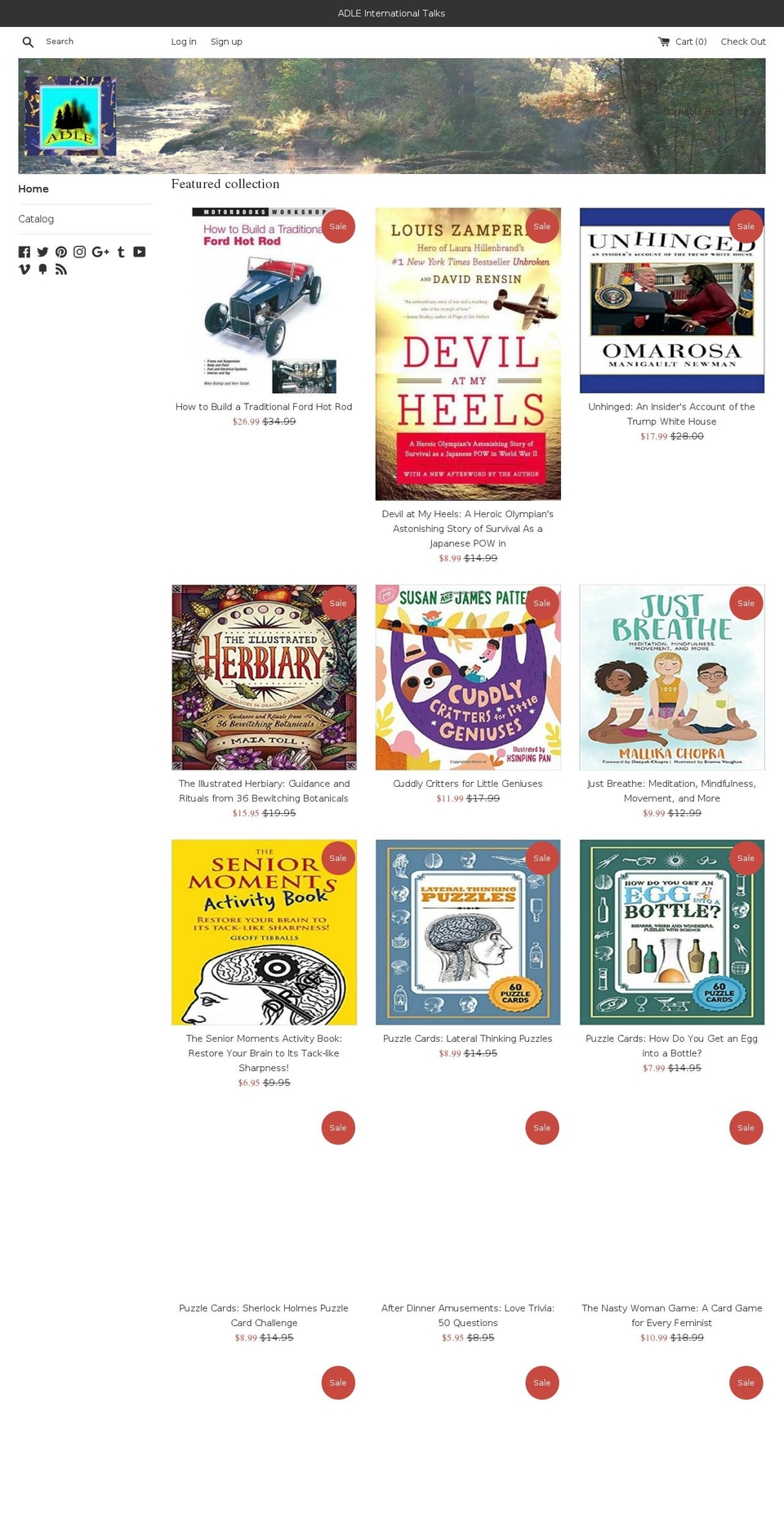 affordablebooks.us shopify website screenshot