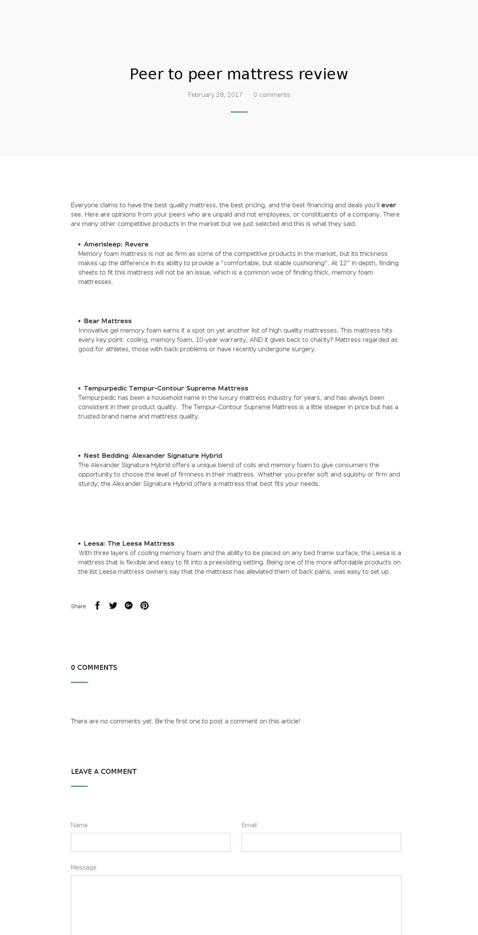 affordablemattressonline.com shopify website screenshot