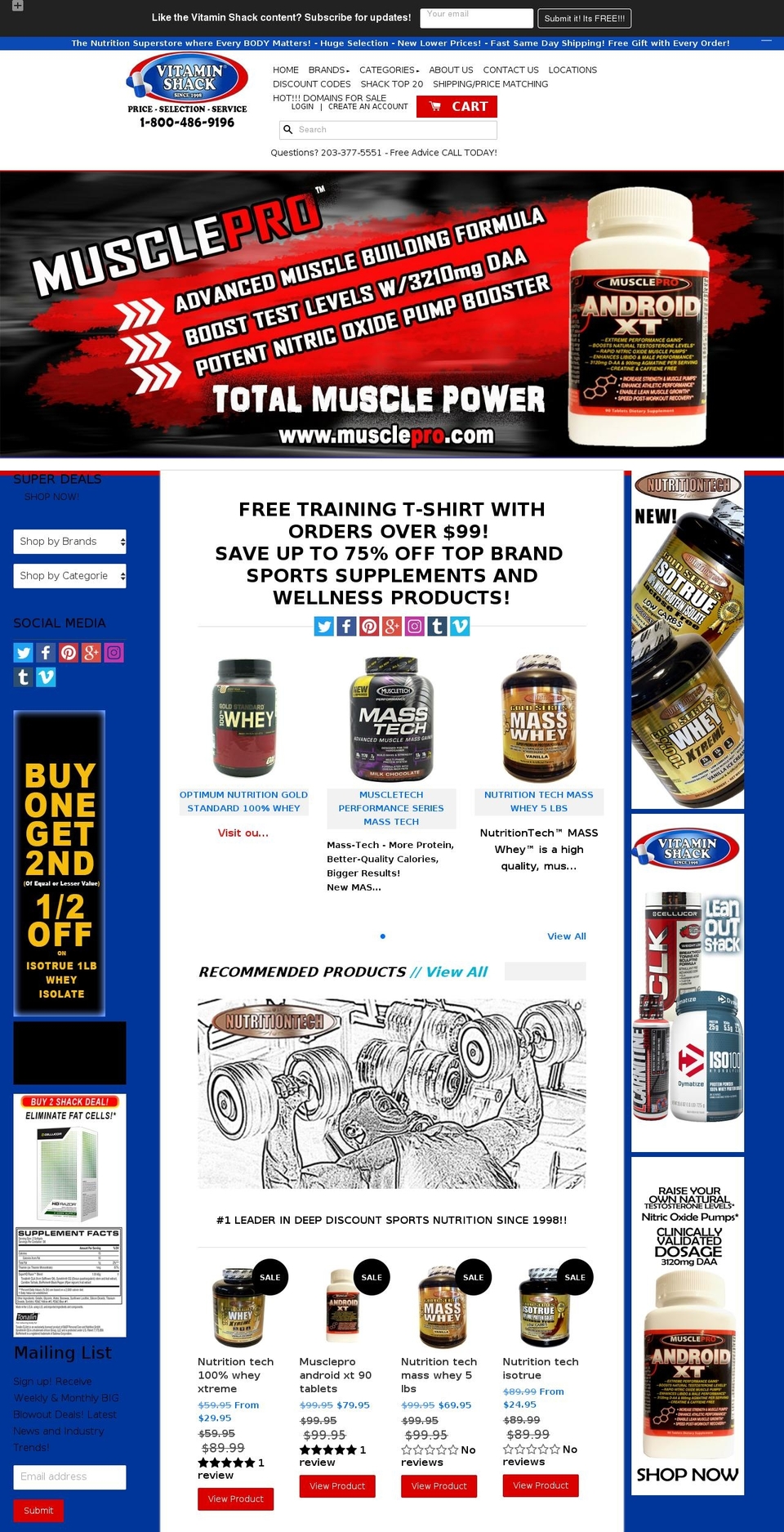 INSite Template B 3-13-17 Shopify theme site example affordablemuscle.com