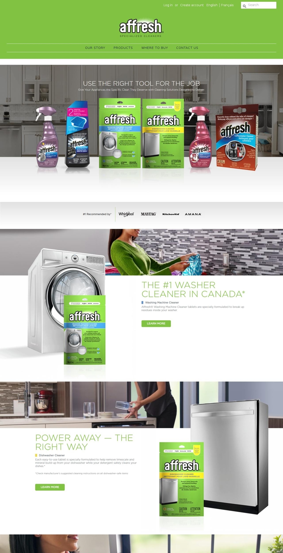 affresh.ca shopify website screenshot